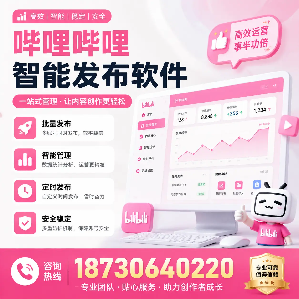 如何评估哔哩哔哩智能发布软件的ROI?衡水 企业必读